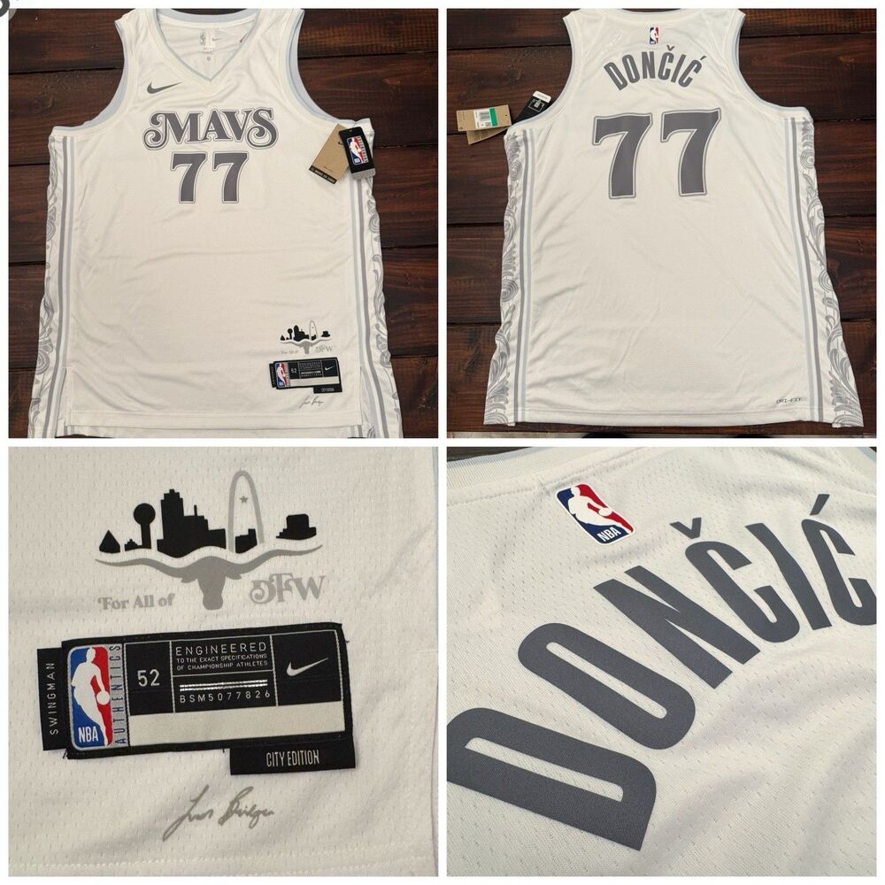 Nike Dallas Mavericks Luka Donic City Edition Swingman Jersey